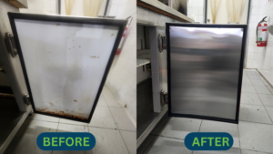 Before and After Fridge Condition